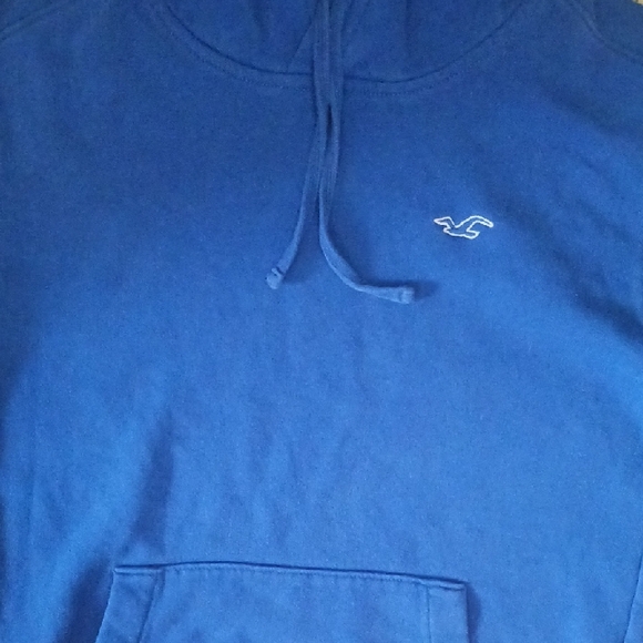 Hollister Blue Sweatshirt Pullover Hoodie - Picture 2 of 6